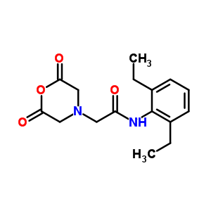 N-(2,6-diethylphenylcarbamoylmethyl)iminodiacetic anhydride Structure,380463-93-4Structure