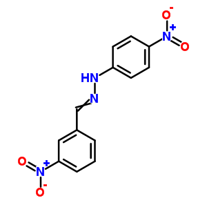 4-Nitro-n-[(3-nitrophenyl)methylideneamino]aniline Structure,3805-41-2Structure