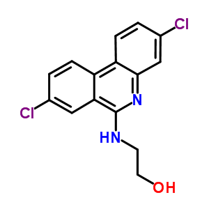 2-[(3,8-Dichlorophenanthridin-6-yl)amino]ethanol Structure,38052-90-3Structure