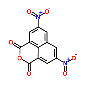 3,6-Dinitro-1,8-naphthalenedicarboxylicanhydride Structure,3807-80-5Structure