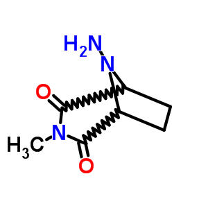 3,8-Diazabicyclo(3.2.1)octane-2,4-dione,8-amino-3-methyl- Structure,38074-20-3Structure