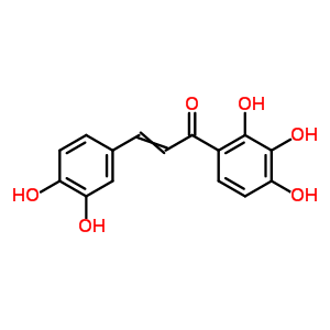 3-(3,4-Dihydroxyphenyl)-1-(2,3,4-trihydroxyphenyl)prop-2-en-1-one Structure,38081-56-0Structure