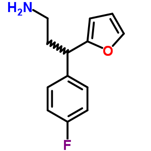 3-(4-Fluoro-phenyl)-3-furan-2-yl-propylamine Structure,380878-55-7Structure