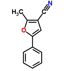 2-Methyl-5-phenyl-3-furonitrile Structure,382167-57-9Structure