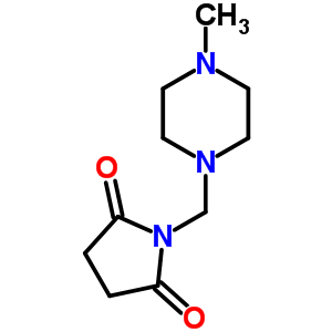 1-[(4-Methylpiperazin-1-yl)methyl]pyrrolidine-2,5-dione Structure,38221-40-8Structure