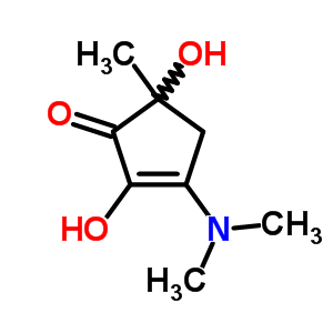 3-(Dimethylamino)-2,5-dihydroxy-5-methyl-2-cyclopenten-1-one Structure,38222-35-4Structure