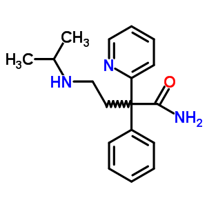 4-(Isopropylamino)-2-(2-pyridyl)-2-phenylbutyramide Structure,38236-46-3Structure