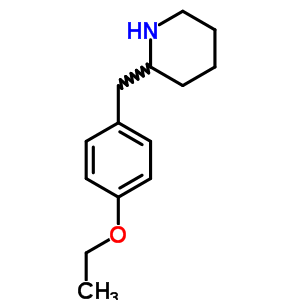 Piperidine,2-[(4-ethoxyphenyl)methyl ]-(9ci) Structure,383128-59-4Structure