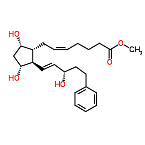 (Z)-7-[(1r,2r,3r,5s)-3,5-dihydroxy-2-((e)-(s)-3-hydroxy-5-phenyl-pent-1-enyl)-cyclopentyl]-hept-5-enoic acid methyl ester Structure,38315-47-8Structure