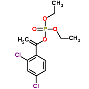 1-(2,4-Dichlorophenyl)ethenyl diethyl phosphate Structure,38331-02-1Structure