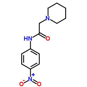 N-(4-nitrophenyl)-1-piperidineacetamide Structure,38367-22-5Structure