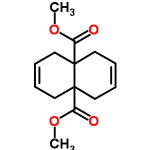 Dimethyl 1,4,5,8-tetrahydronaphthalene-4a,8a-dicarboxylate Structure,3846-07-9Structure