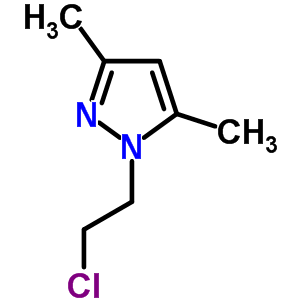 1-(2-Chloro-ethyl)-3,5-dimethyl-1h-pyrazole Structure,38460-08-1Structure