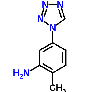 2-Methyl-5-(1h-tetrazol-1-yl)aniline Structure,384860-18-8Structure