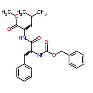 L-leucine, n-[n-[(phenylmethoxy)carbonyl]-l-phenylalanyl]-, methyl ester Structure,3850-45-1Structure