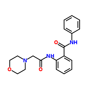 2-[(2-Morpholin-4-ylacetyl)amino]-n-phenyl-benzamide Structure,38520-97-7Structure