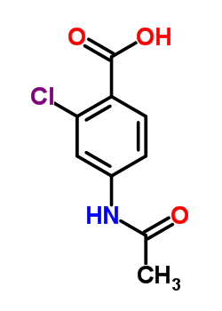 4-(Acetylamino)-2-chlorobenzoic acid Structure,38667-55-9Structure