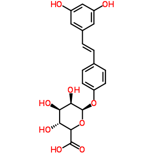 Trans-resveratrol 4-o-beta-d-glucuronide Structure,387372-20-5Structure