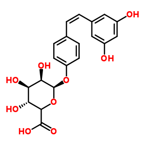 Cis-resveratrol 4-o-beta-d-glucuronide Structure,387372-26-1Structure