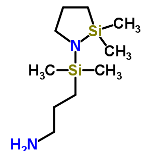 3-[(2,2-Dimethyl-1,2-azasilolidin-1-yl)-(dimethyl)-silyl]-1-propanamine Structure,388606-32-4Structure