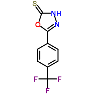 5-4-(Trifluoromethyl)phenyl-1,3,4-oxadiazole-2-thiol Structure,389120-03-0Structure