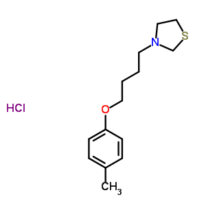 3-(4-(P-tolyloxy)butyl)thiazolidine hydrochloride Structure,38920-92-2Structure