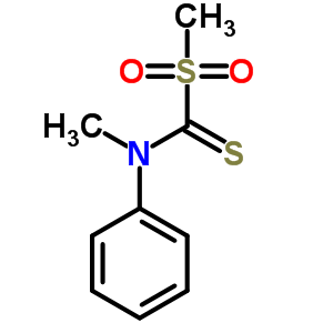 Methanethioamide,n-methyl-1-(methylsulfonyl)-n-phenyl-(9ci) Structure,38930-57-3Structure