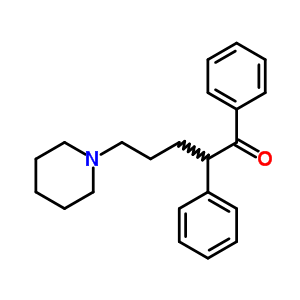 1,2-Di(phenyl)-5-piperidin-1-ylpentan-1-one Structure,38940-45-3Structure