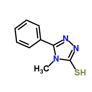 4-Methyl-5-phenyl-4H-1,2,4-triazole-3-thiol Structure,38942-51-7Structure