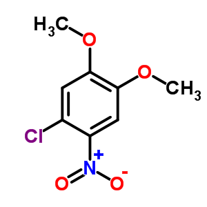 Benzene, 1-chloro-4,5-dimethoxy-2-nitro- Structure,3899-65-8Structure