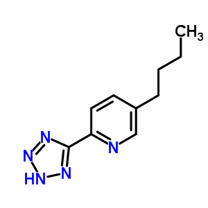 5-Butyl-2-(2h-tetrazol-5-yl)pyridine Structure,39256-39-8Structure