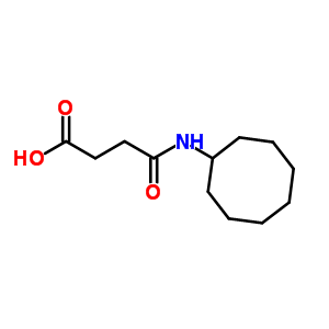 4-(Cyclooctylamino)-4-oxobutanoic acid Structure,392714-61-3Structure