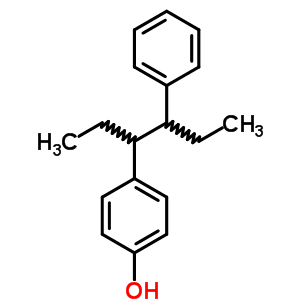 4-(4-Phenylhexan-3-yl)phenol Structure,3929-22-4Structure