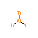 Titanium aluminide Structure,39410-63-4Structure