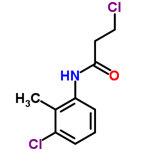 3-Chloro-n-(3-chloro-2-methylphenyl)propanamide Structure,39494-09-2Structure