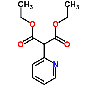 Diethyl 2-pyridin-2-ylpropanedioate Structure,39541-69-0Structure