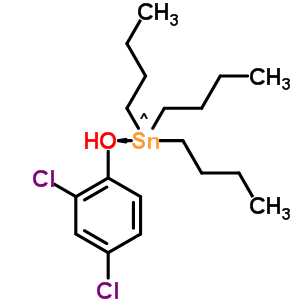 (2,4-Dichlorophenoxy)tributyl-stannane Structure,39637-16-6Structure