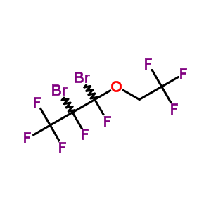 1,2-Dibromopentafluoropropyl 2,2,2-trifluoroethyl ether Structure,396716-52-2Structure