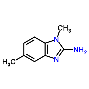 1,5-Dimethylbenzoimidazol-2-amine Structure,39860-12-3Structure