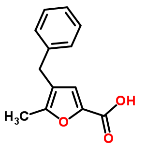 4-Benzyl-5-methyl-2-furoic acid Structure,3988-93-0Structure