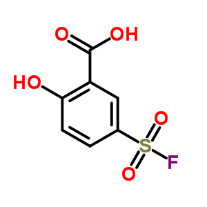 5-Fluorosulfonyl-2-hydroxy-benzoic acid Structure,400-96-4Structure