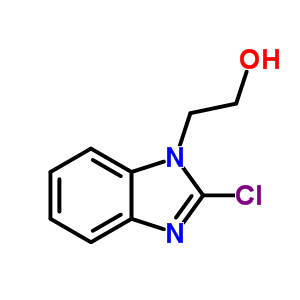 2-(2-Chloro-benzoimidazol-1-yl)-ethanol Structure,40019-65-6Structure