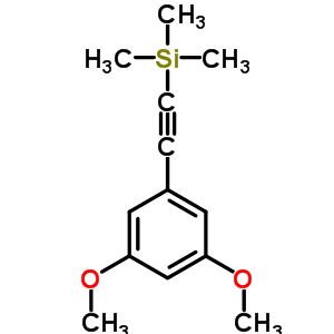 1-Trimethylsilylethynyl-3,5-dimethoxybenzene Structure,400608-30-2Structure