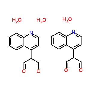 2-(4-Quinolyl)malondialdehyde sesquihydrate Structure,40070-86-8Structure