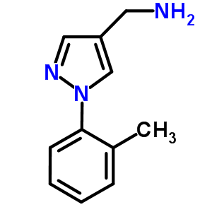 1-[1-(2-Methylphenyl)-1h-pyrazol-4-yl]methanamine Structure,400756-82-3Structure