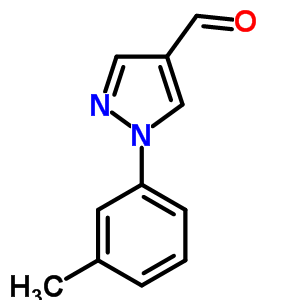 1-(3-Methylphenyl)-1h-pyrazole-4-carbaldehyde Structure,400876-64-4Structure