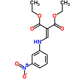 Diethyl (3-nitrophenylaminomethylene)malonate Structure,40107-10-6Structure