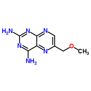 2,4-Pteridinediamine,6-(methoxymethyl)- Structure,40110-13-2Structure