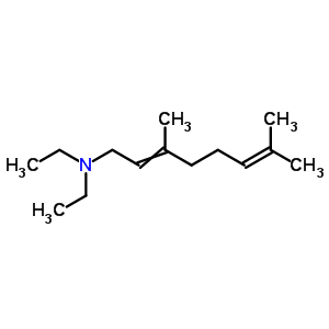 (Z)-n,n-diethyl-3,7-dimethyl-2,6-octadien-1-amine Structure,40137-00-6Structure