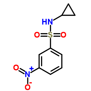 N-cyclopropyl 3-nitrobenzenesulfonamide Structure,401589-92-2Structure